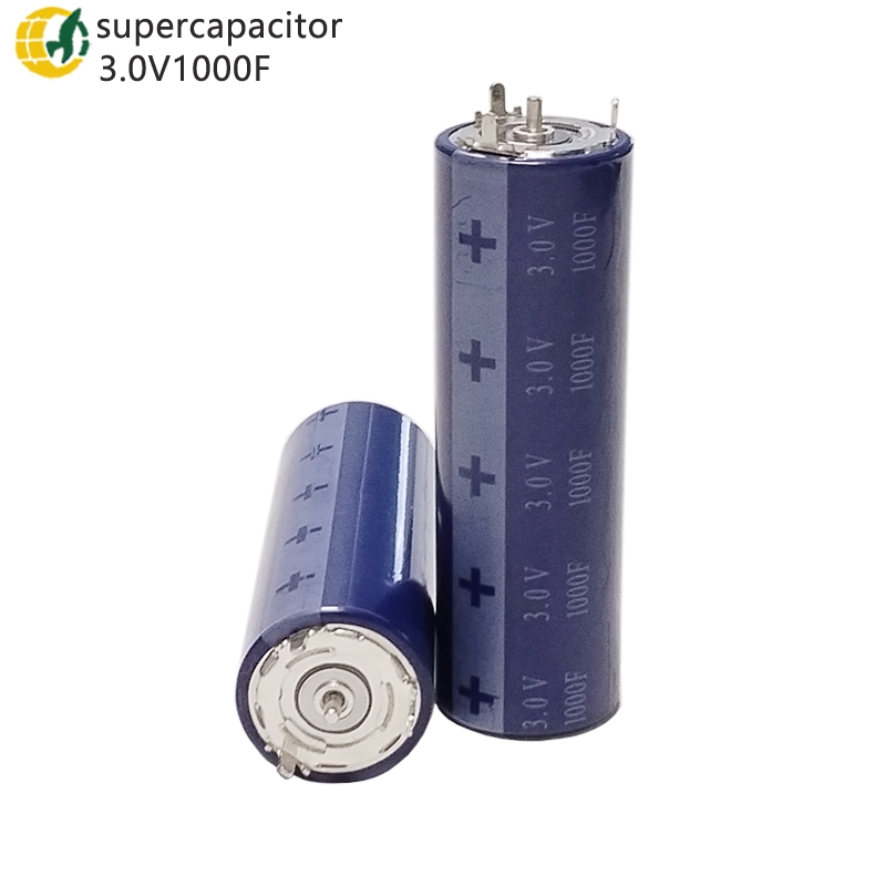 Low internal resistance supercapacitor